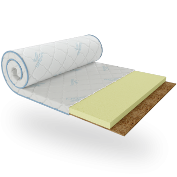 Футон Sleep&Fly Flex 2 в 1 Kokos Стрейч 80х190 см (3003740801903) Футон Sleep&Fly Flex 2 в 1 Kokos Стрейч 80х190 см (3003740801903)