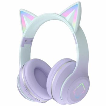 Бездротові дитячі навушники Cat Ear DR57 з підсвіткою (R-3095) Бездротові дитячі навушники Cat Ear DR57 з підсвіткою (R-3095)