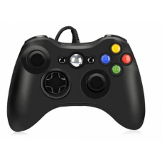 Дротовий джойстик OKHAHA PC360 для комп'ютера в стилі Xbox 360 Black (R-3182) Дротовий джойстик OKHAHA PC360 для комп'ютера в стилі Xbox 360 Black (R-3182)