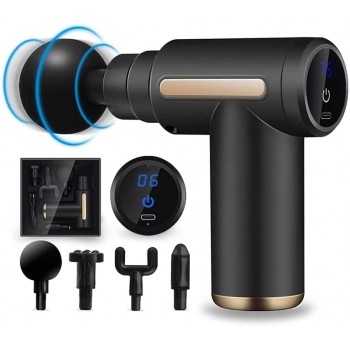 Ручний перкусійний міні-масажер Massage Gun 6-швидкісний (P-202464) Ручний перкусійний міні-масажер Massage Gun 6-швидкісний (P-202464)