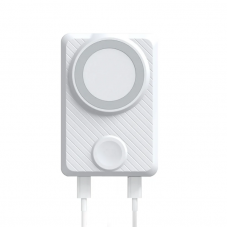 Магнітний бездротовий повербанк LIMETA EB50 15000mAh White (R-3219) Магнітний бездротовий повербанк LIMETA EB50 15000mAh White (R-3219)