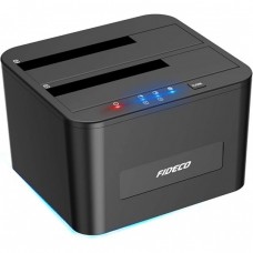 Док-станція FIDECO для двох SSD/HDD 2.5/3.5
