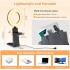 Кільцевий Led ліхтар для ноутбука та телефону Evershop 601B-1 (R3379) Кільцевий Led ліхтар для ноутбука та телефону Evershop 601B-1 (R3379)