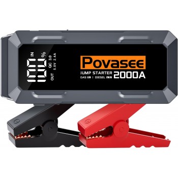 Пуско-зарядний пристрій Povasee 2000А A20 (P-202536) Пуско-зарядний пристрій Povasee 2000А A20 (P-202536)