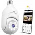 IP-камера лампочка зовнішня SYMYNELEC Р6 2560Х1440Р  Wi-Fi  (P-202543)