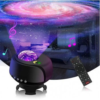 Світлодіодний проектор зі зоряним небом FLITI Black (R3467)