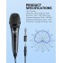 Динамічний кардіоїдний мікрофон Moukey MWm-5 Black (R3470) Динамічний кардіоїдний мікрофон Moukey MWm-5 Black (R3470)