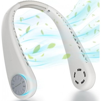 Портативний вентилятор на шию NinetinGel A8 White (R3500) Портативний вентилятор на шию NinetinGel A8 White (R3500)