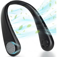 Портативний вентилятор на шию NinetinGel A8 Black (R3501) Портативний вентилятор на шию NinetinGel A8 Black (R3501)