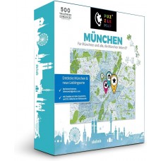 Пазл Мюнхен карта міста XXL 500 деталей PuzzleMap (RN3531)
