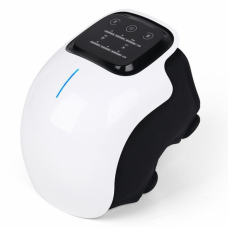 Масажер для колін ліктів плечей з електричним підігрівом FitLife VS-203 White (RN3537)