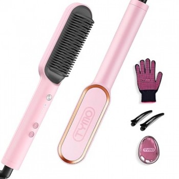 Щітка для випрямлення волосся TYMO Ring HC100 Pink (RN3559)