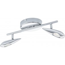 Точковий спот світильник EGLO Pedregal Silver 2x3.3W (EG_95751) Точковий спот світильник EGLO Pedregal Silver 2x3.3W (EG_95751)