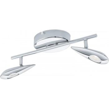 Точковий спот світильник EGLO Pedregal Silver 2x3.3W (EG_95751)