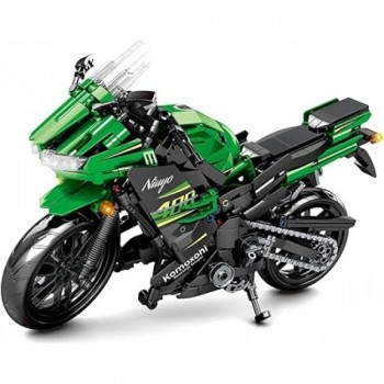 Модель мотоцикла KAWASAKI Ninja 400 912 деталей Green (R3638) Модель мотоцикла KAWASAKI Ninja 400 912 деталей Green (R3638)