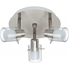 Точковий спот світильник EGLO Sparano Silver 3x5W (EG_93822) Точковий спот світильник EGLO Sparano Silver 3x5W (EG_93822)