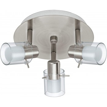 Точковий спот світильник EGLO Sparano Silver 3x5W (EG_93822) Точковий спот світильник EGLO Sparano Silver 3x5W (EG_93822)