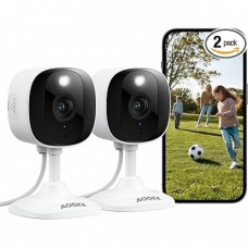 Бездротова IP-камера відеоспостереження AOQEE C1 2K 2 шт. White (R3668) Бездротова IP-камера відеоспостереження AOQEE C1 2K 2 шт. White (R3668)