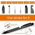 Кулькова багатозадачна ручка 9в1 YOFIG B271 Black (R3683) Кулькова багатозадачна ручка 9в1 YOFIG B271 Black (R3683)