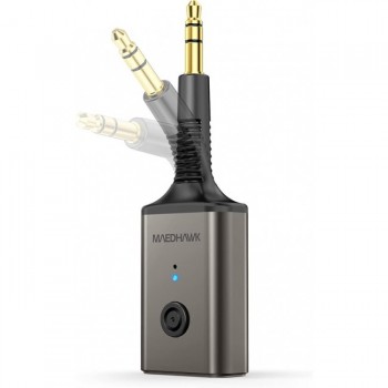 Bluetooth адаптер передавач та аудіоприймач MaedHawk BTR007 Grey (R3684) Bluetooth адаптер передавач та аудіоприймач MaedHawk BTR007 Grey (R3684)