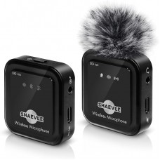 Бездротовий петличний мікрофон Shaevle SW-16 Black (R3687)