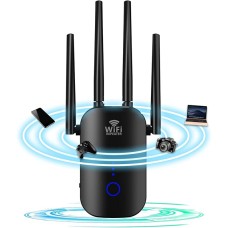 Підсилювач WiFi Mengtech 1200 Мбіт/с Black (R3696) Підсилювач WiFi Mengtech 1200 Мбіт/с Black (R3696)