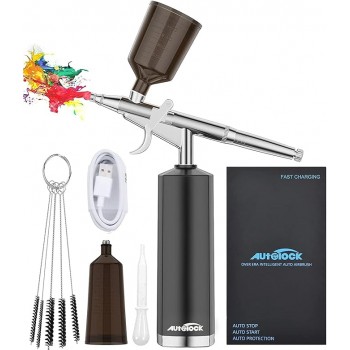 Набір аерограф Autolock 70-HBZT-01 Black (R3710) Набір аерограф Autolock 70-HBZT-01 Black (R3710)