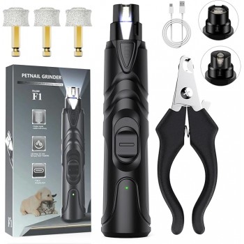 Електрична пилка для тварин з ножницями ETENTOUS F1 Black (R3711) Електрична пилка для тварин з ножницями ETENTOUS F1 Black (R3711)