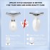 Мікрострумовий масажер для шиї та обличчя D836 White (R3716)