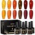 Набір гель-лаків MTSSII 6 шт. Black (R3731) Набір гель-лаків MTSSII 6 шт. Black (R3731)