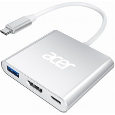 Адаптер Acer USB Type-C 4K, HDMI, USB 3.0 White (R3752) Адаптер Acer USB Type-C 4K, HDMI, USB 3.0 White (R3752)