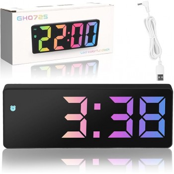Цифровий будильник RISVOWO YJ-LCD Black (R3755) Цифровий будильник RISVOWO YJ-LCD Black (R3755)