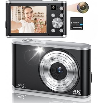 Цифрова камера ToAuite DC306 4K, 48MP Black (R3764) Цифрова камера ToAuite DC306 4K, 48MP Black (R3764)