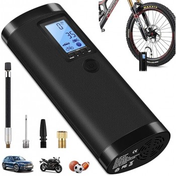 Портативний акумуляторний автокомпресор VEEAPE AP2 150 PSI Black (R3766) Портативний акумуляторний автокомпресор VEEAPE AP2 150 PSI Black (R3766)