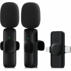 Петличний мікрофон JUDKIOM M88 2в1 з Type-C для Android та Lightning для iPhone Black (R3768) Петличний мікрофон JUDKIOM M88 2в1 з Type-C для Android та Lightning для iPhone Black (R3768)