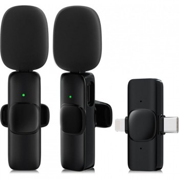 Петличний мікрофон JUDKIOM M88 2в1 з Type-C для Android та Lightning для iPhone Black (R3768) Петличний мікрофон JUDKIOM M88 2в1 з Type-C для Android та Lightning для iPhone Black (R3768)