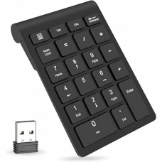 Тонка цифрова клавіатура Foloda H-107 з 22 клавішами Black (R3781)