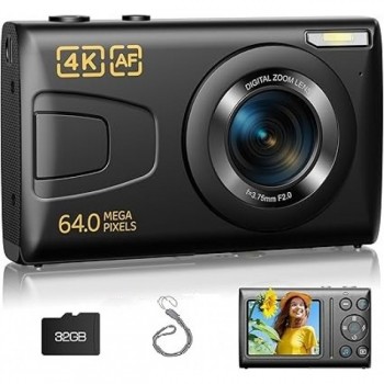 Цифрова камера CAMWORLD AC14-B 64 MP Black (R3786)