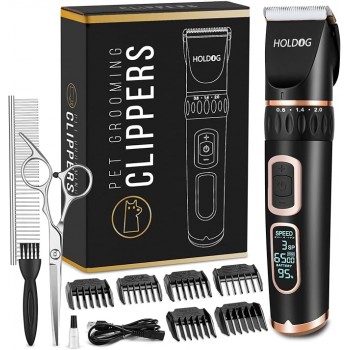 Професійна машинка для стрижки тварин HOLDOG B8 Black (R3792)