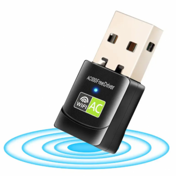 Адаптер Wifi AC600 Free Driver 600Mbps 2.4/5 Ghz Двохдіапазонний Black (R3799)