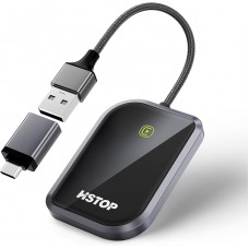 Бездротовий адаптер HSTOP BY960K для Apple CarPlay Black (R3809)