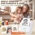 Портативний термальний принтер MAXDONE X6 White (R3822) Портативний термальний принтер MAXDONE X6 White (R3822)