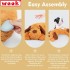 Іграшка для цуценят WEOK з імітацією серцебиття Brown (R3842) Іграшка для цуценят WEOK з імітацією серцебиття Brown (R3842)