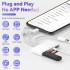 OTG адаптер Herfair перехідник картрідер SD / TF to USB / Lightning / Type-C White (R3873)