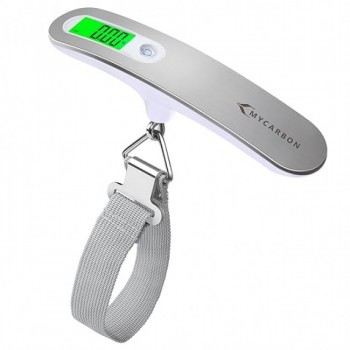 Цифрові ваги для багажу MYCARBON 50 кг Silver (R3876) Цифрові ваги для багажу MYCARBON 50 кг Silver (R3876)