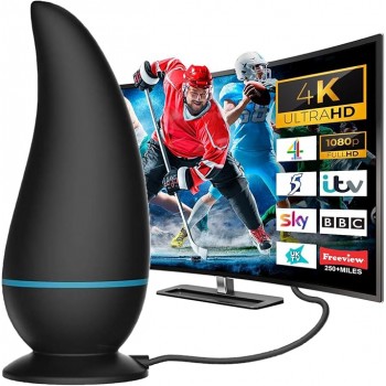 Телевізійна антена DGUPSP AN-2019 4K 1080p Black (R3879) Телевізійна антена DGUPSP AN-2019 4K 1080p Black (R3879)