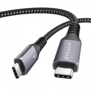 Кабель Stouchi TB40 Thunderbolt 4 USB 4.0 Black (R3932)