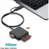 Кардридер BENFEI 4в1 USB 3.0 та USB-C Black (R3934) Кардридер BENFEI 4в1 USB 3.0 та USB-C Black (R3934)