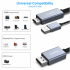 Кабель BENFEI HDMI до DisplayPort підтримкою 4K@60Hz, 2K@144Hz, 1080P@165Hz Grey (R3937)