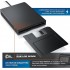 Зовнішній USB-накопичувач CSL A19384x40 для гнучких дисків FDD Black (R3944) Зовнішній USB-накопичувач CSL A19384x40 для гнучких дисків FDD Black (R3944)